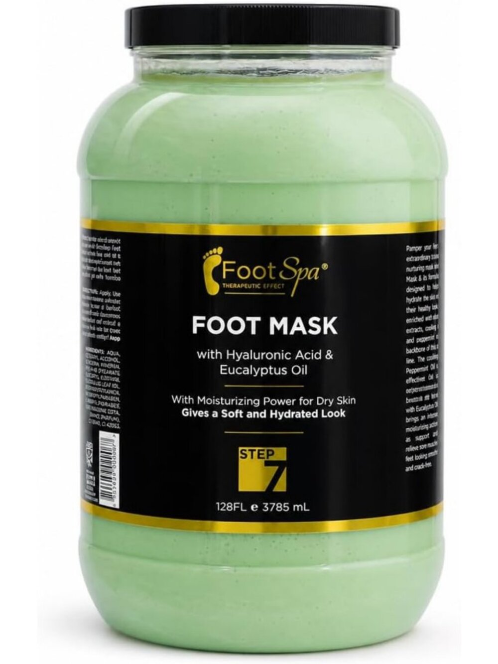 Hydrating Salon Pedicure Foot Mask Treatment - 128 oz Spa-Quality Care